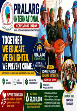 PRALARG INTERNATIONAL MONIYA UNIT BEGINS SCHOOL OUTREACH CAMPAIGN IN IBADAN